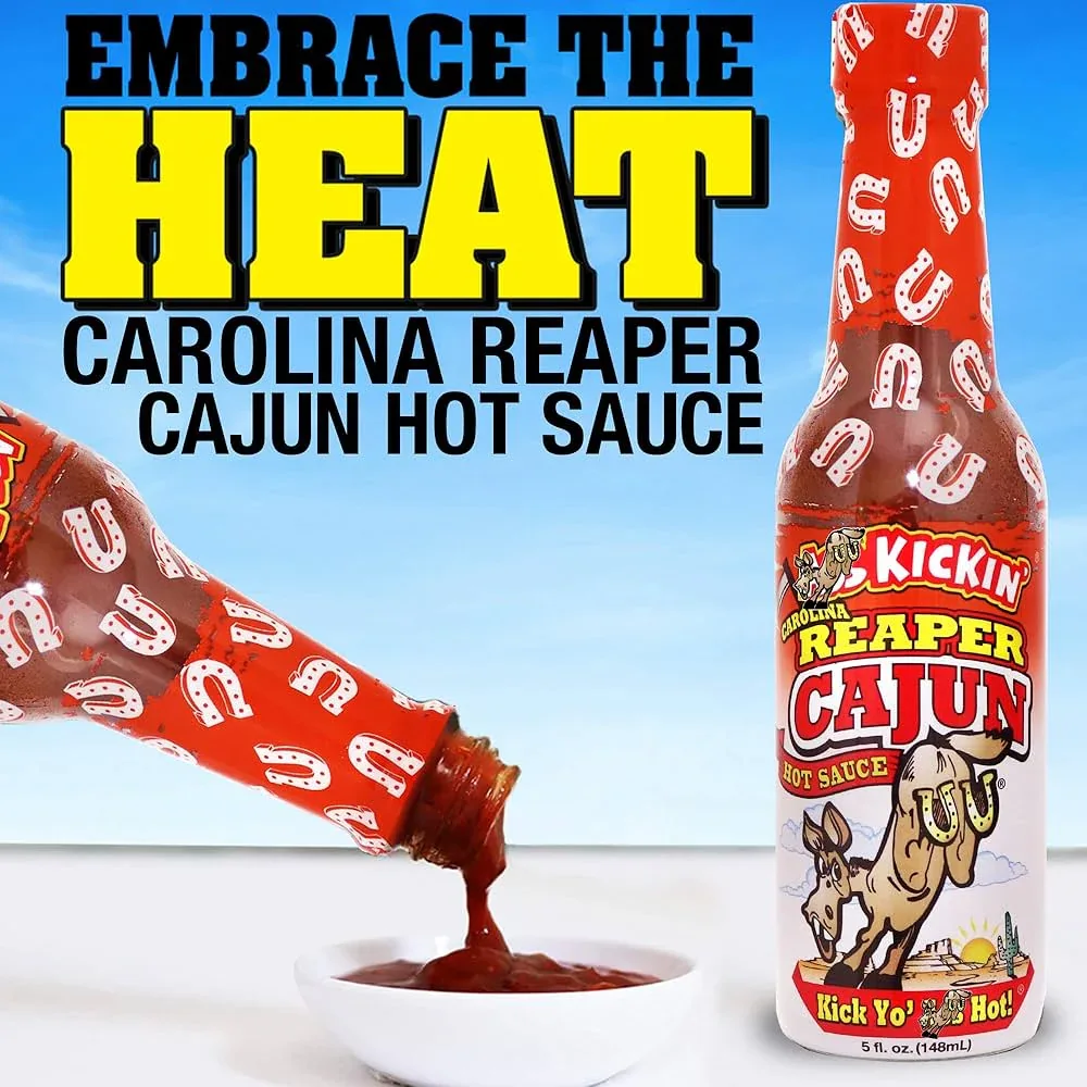 Ass Kickin Cajun REAPER Hot Sauce 148ml (5oz) - Image 3