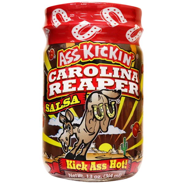 Ass Kickin Carolina Reaper Salsa 384ml (13oz)