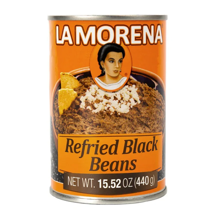 Beans La Morena Refried Black 440gm