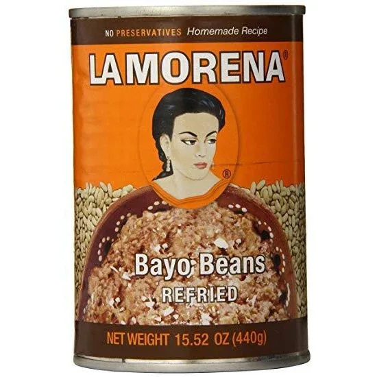 Beans Refried Pinto Bayo La Morena