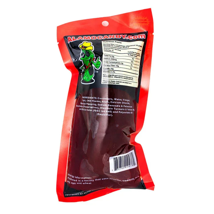Big Tex Dill Pickle in Chamoy by Alamo Candy - Full Size - Image 4