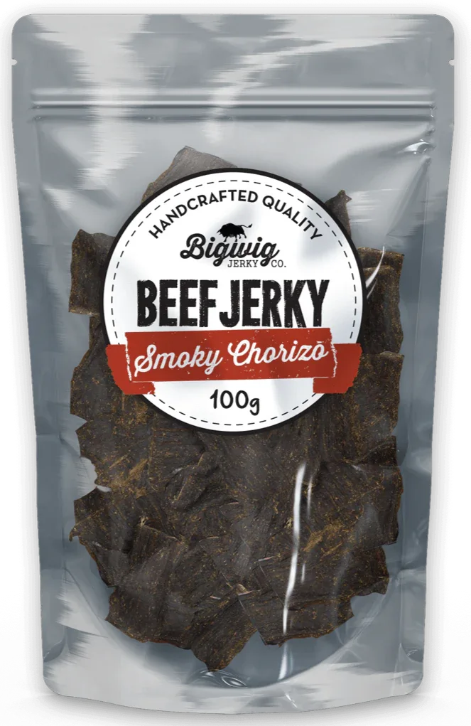 Bigwig Jerky Co - Smoky Chorizo Beef Jerky 100gm