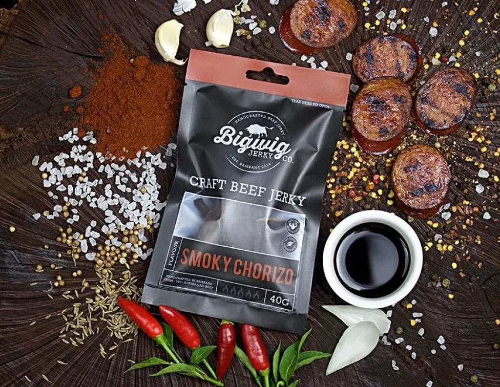 Bigwig Jerky Co - Smoky Chorizo Beef Jerky 100gm - Image 3