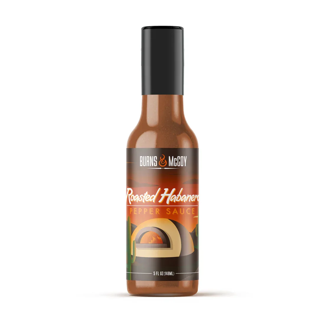 Burns and McCoy Roasted Habanero Pepper Sauce 148ml (5oz)