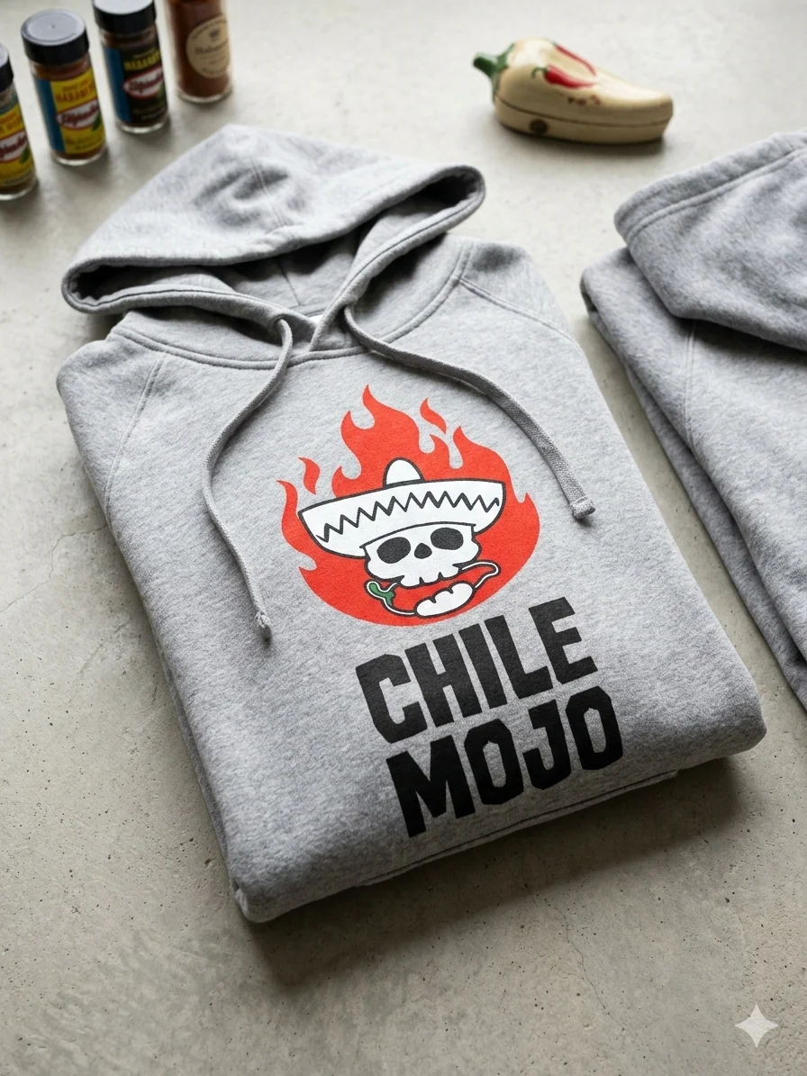 Chile Mojo Hoody Grey - Small - Image 3