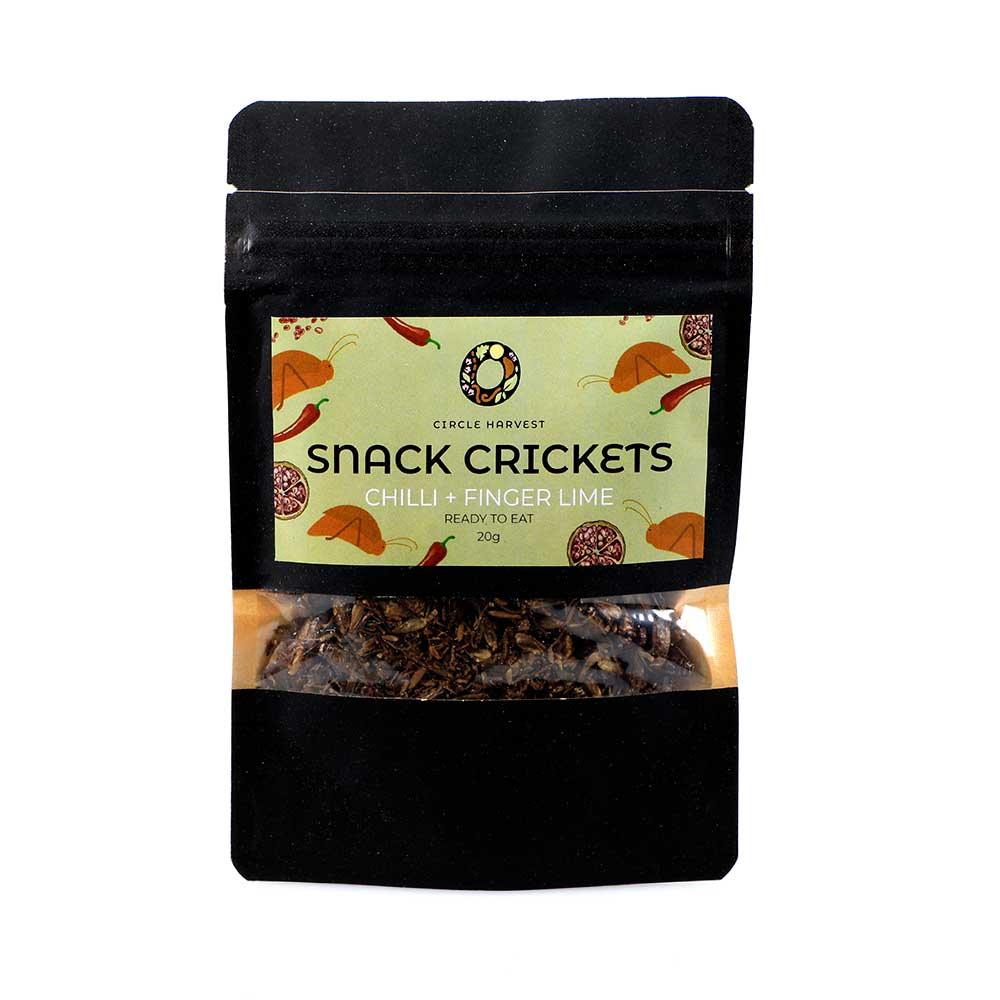 Circle Harvest Cricket Snacks - Fingerlime and Chilli 20gm
