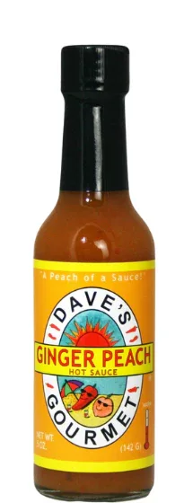 Daves Ginger Peach Hot Sauce 148ml (5oz)