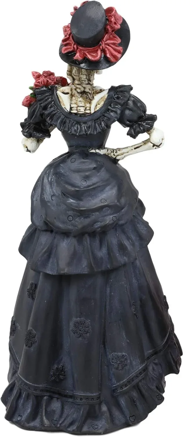 Day of the Dead 33cm tall Senora dressed in Black - Image 4