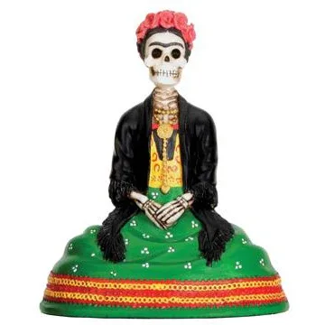Day of the Dead figurine - Frida Kahlo sitting