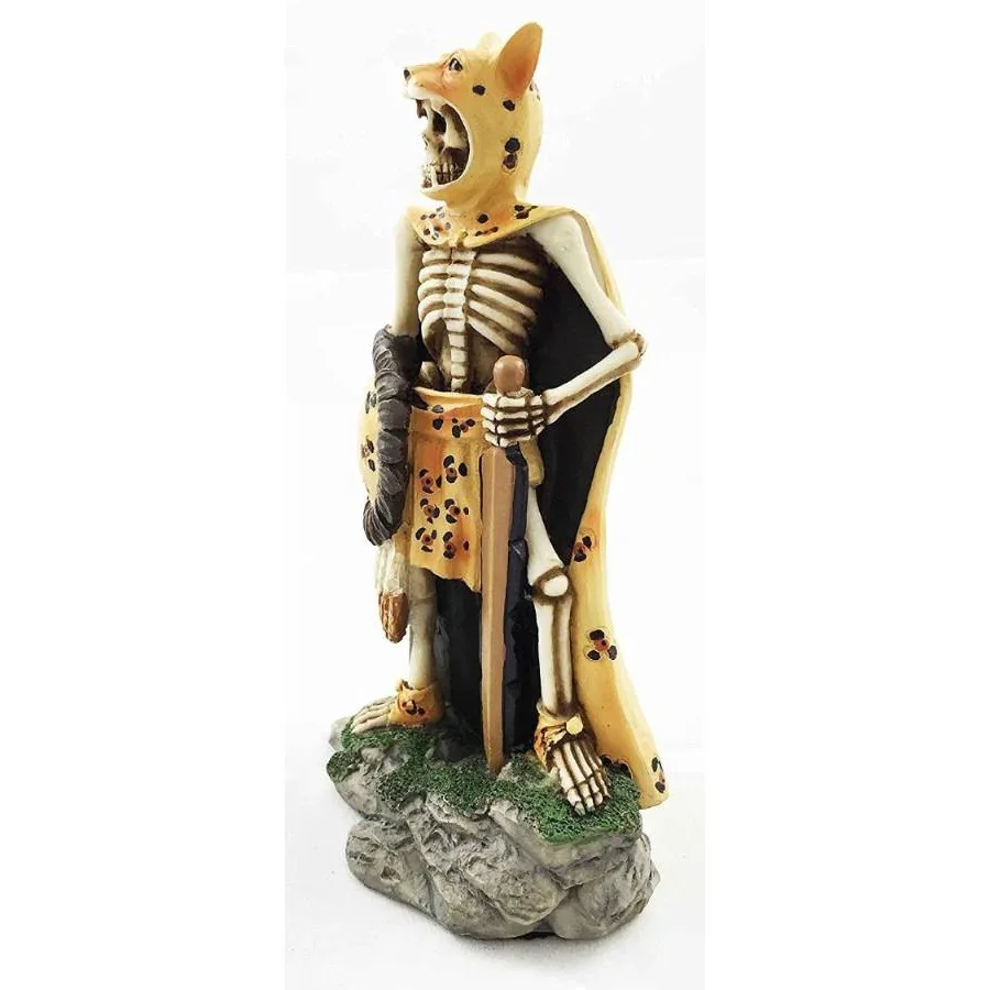 Day of the Dead Jaguar Warrior figurine - Image 3