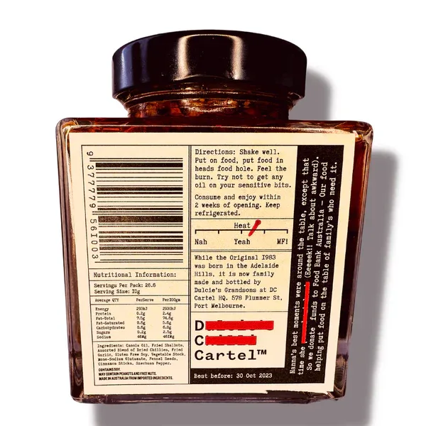 DC Cartel The Original 1983 Crispy Chilli Oil 268gm - Image 2