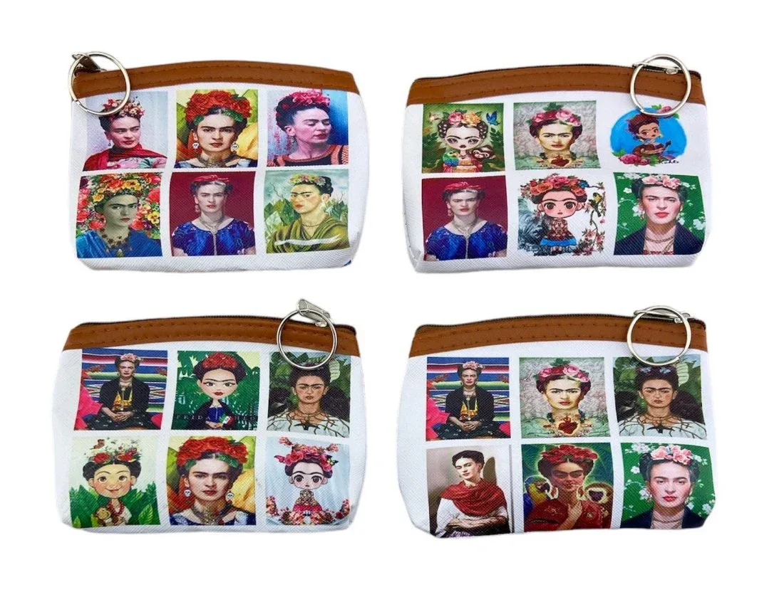 Faces of Frida Coin Purse 13cm x 10cm
