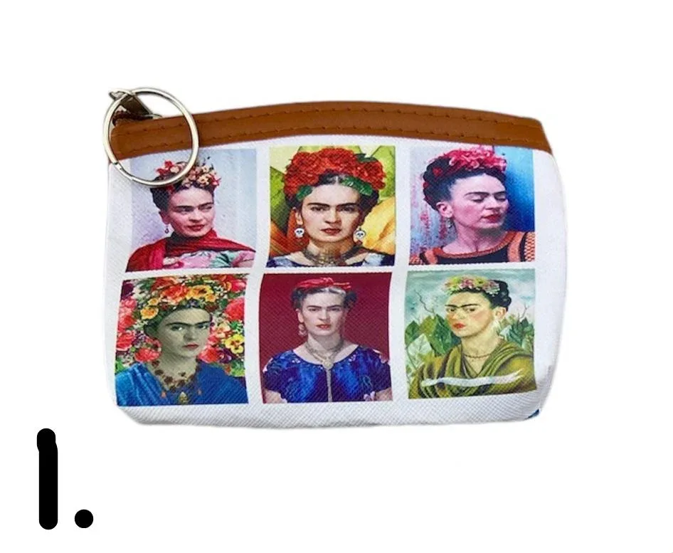 Faces of Frida Coin Purse 13cm x 10cm - Image 2