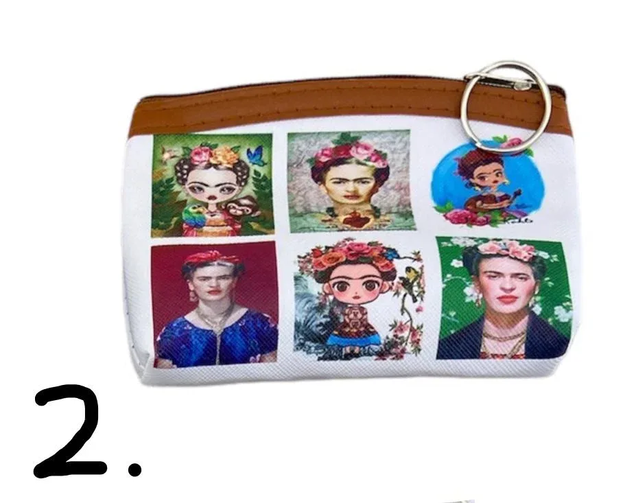 Faces of Frida Coin Purse 13cm x 10cm - Image 3