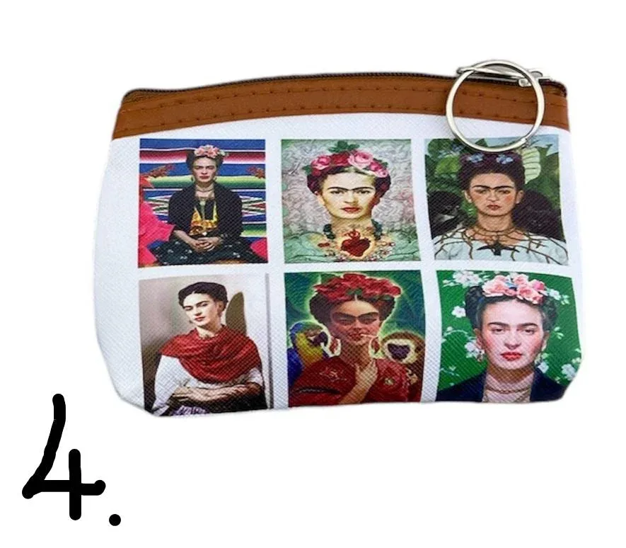 Faces of Frida Coin Purse 13cm x 10cm - Image 5