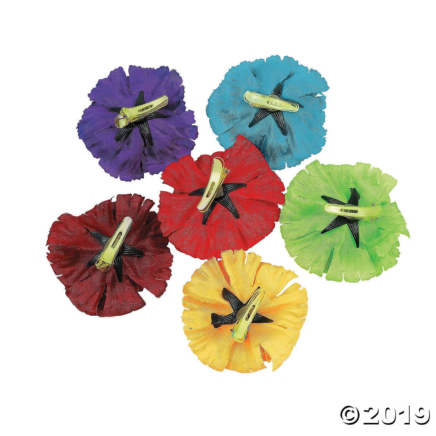 Fiesta Flower Hair Clips - Image 2