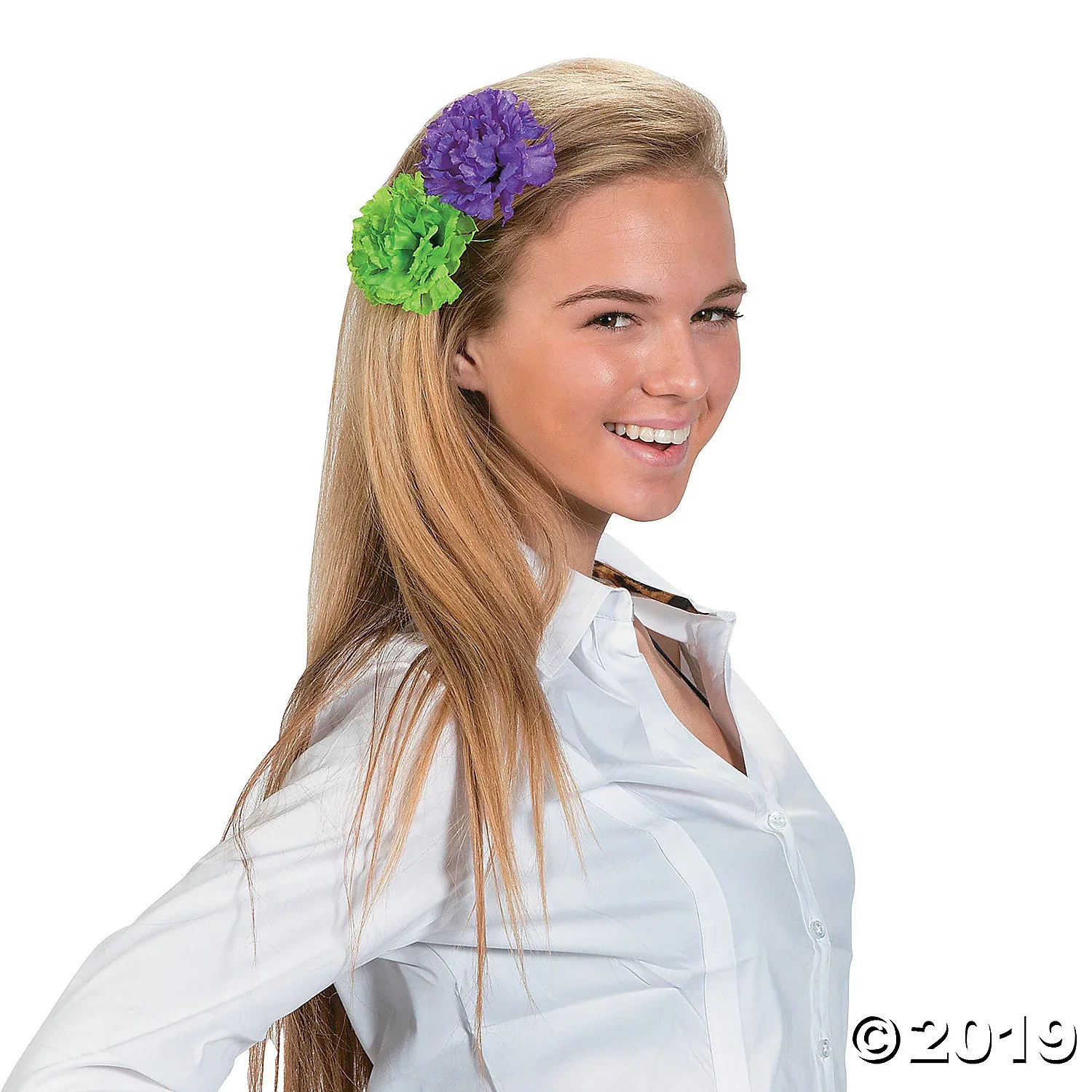 Fiesta Flower Hair Clips - Image 4