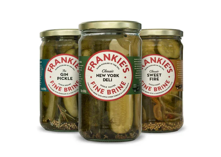Frankies Fine Brine - The Gin Pickle 24oz (680gm) - Image 2