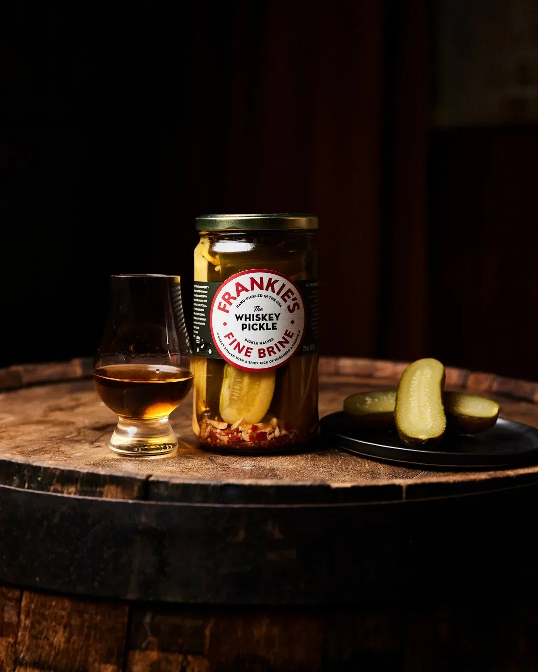 Frankies Fine Brine - The Whiskey Pickle 24oz (680gm) - Image 3