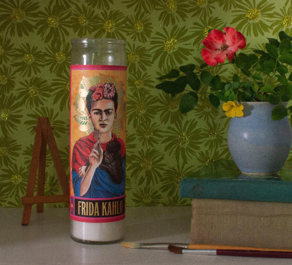 Frida Kahlo Secular Saint Devotional Candle - Image 4