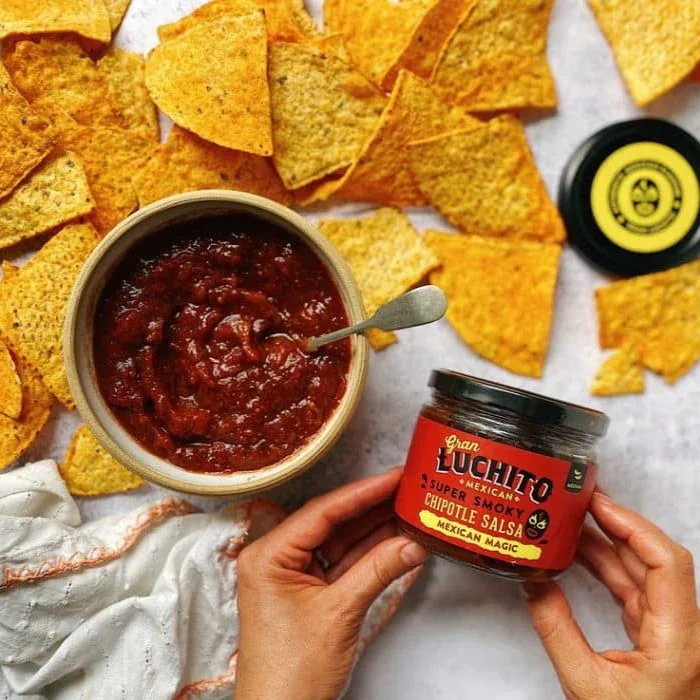 Gran Luchito Medium Chipotle Pepper Salsa 300gm - Image 2