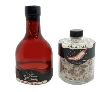 Grill Society Fiery Chilli Oil and Salt Pull-apart Bottle Set - Image 4