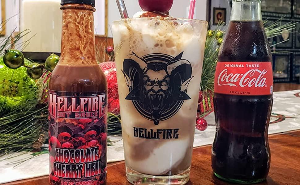 Hellfire Chocolate Cherry Hell Hot Sauce 148ml (5oz) - Image 5