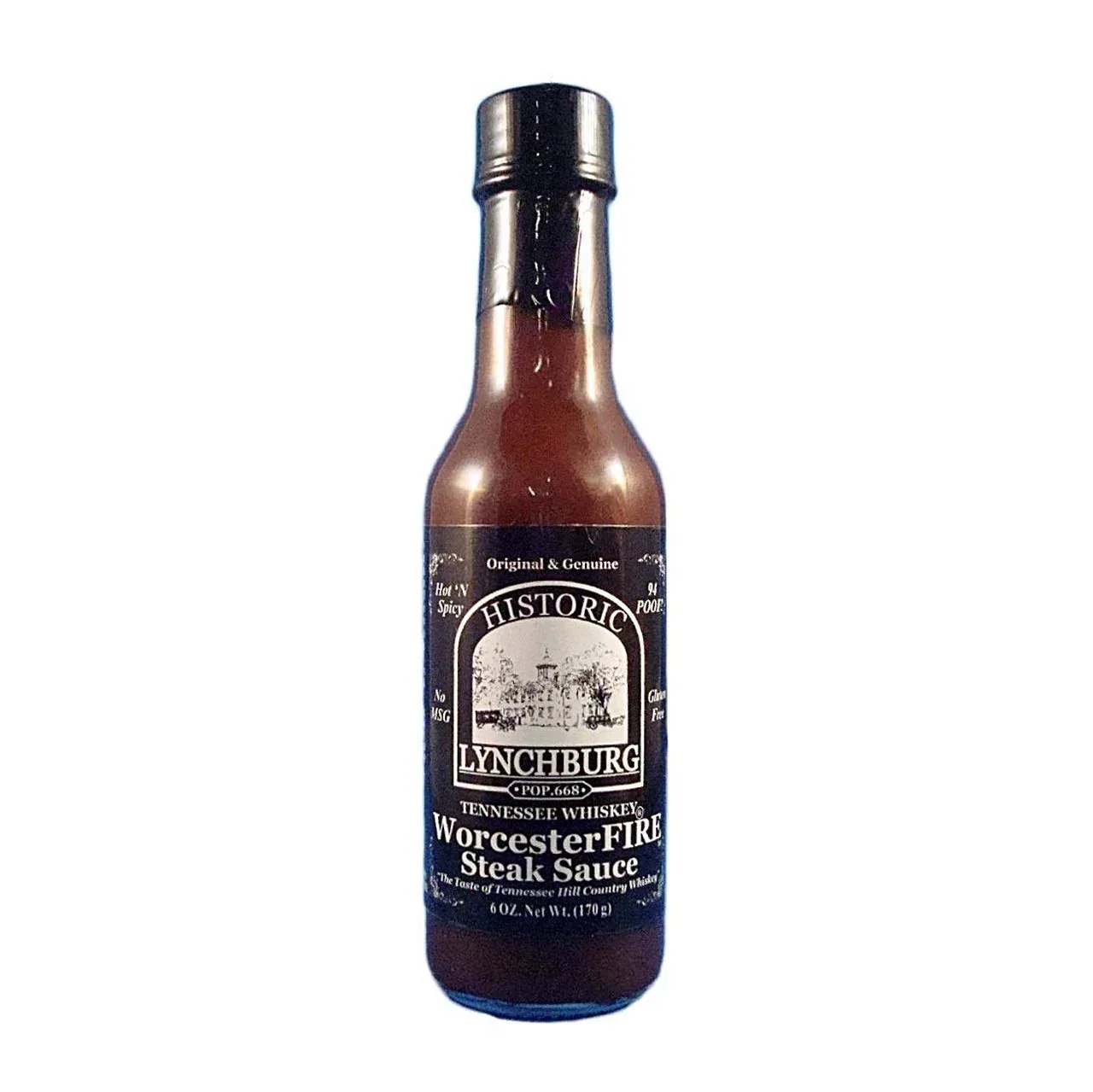 Historic Lynchburg Tennessee Whiskey WorcesterFIRE Steak Sauce 5oz (148ml)
