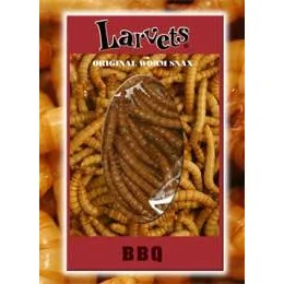 Hotlix Larvets Insect Snack BBQ 2gm - best before Apr 2025 - Image 2
