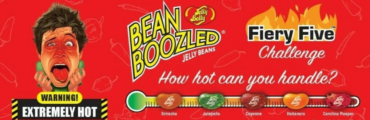 Jelly Belly Bean Boozled Flaming Five Challenge Spinner Box 100g - Image 3