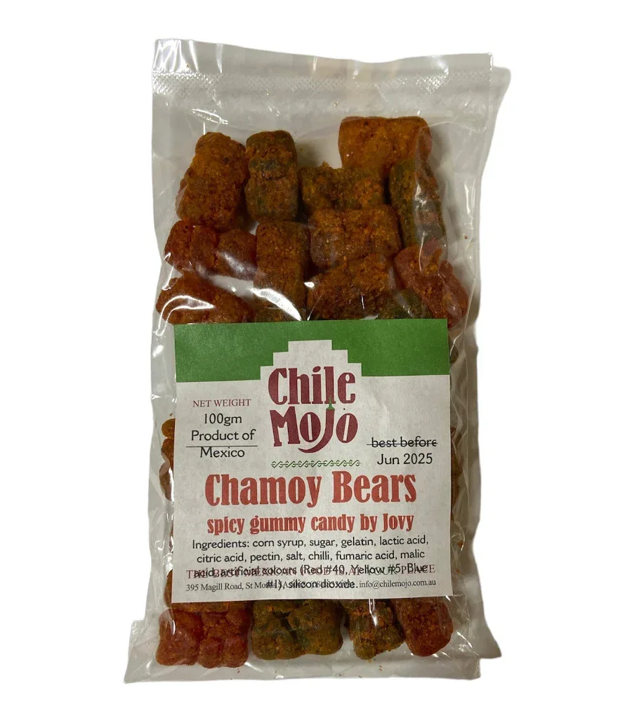 Jovy Spicy Chamoy Gummy Bears 100gm - Image 2