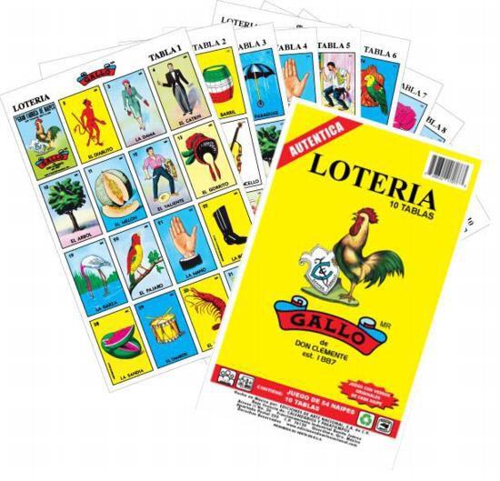 Don Clemente Autentica La Loteria Mexican Bingo Game