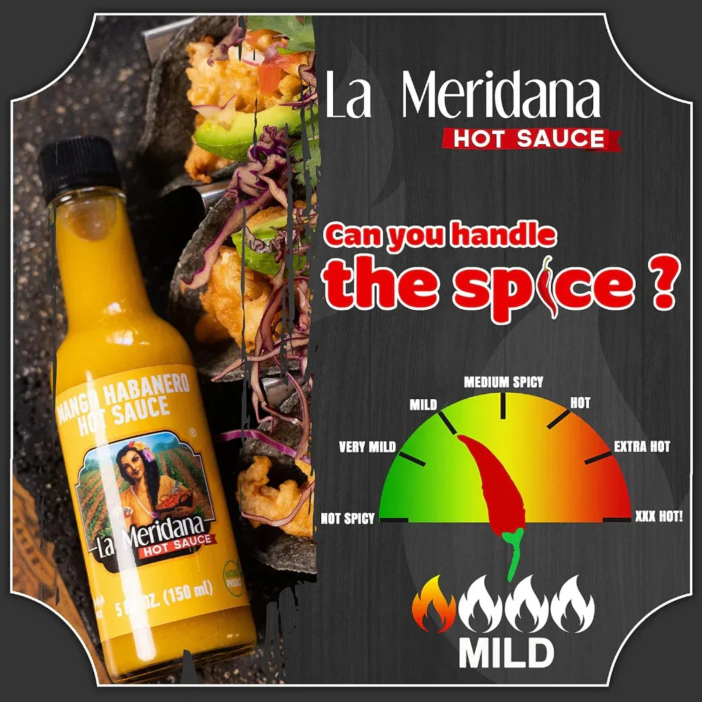 La Meridana Hot Sauce - Mango Habanero 150ml - Image 5