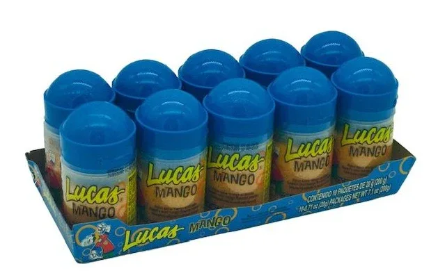 Lucas Baby Mango Flavour Mexican Spicy Powder 20gm - Image 2
