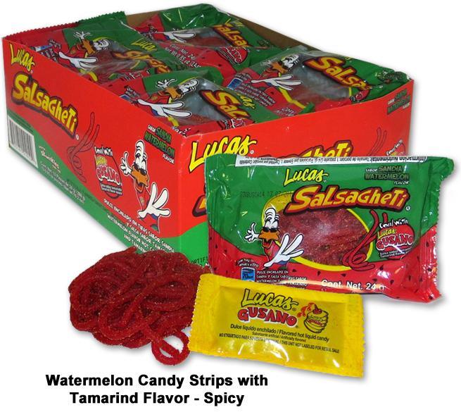 Lucas Salsagheti Watermelon Gusano Candy - Image 2