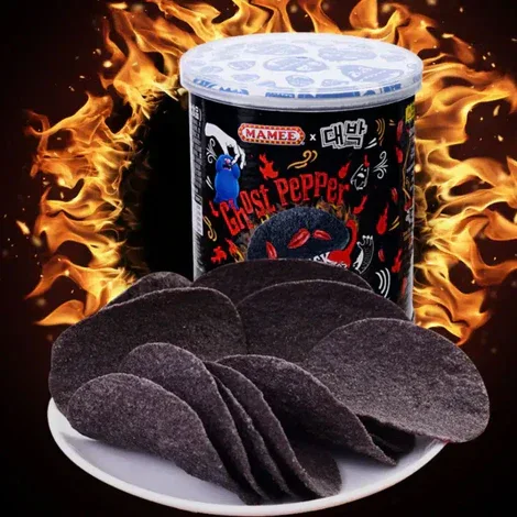 Mammee Ghost Pepper Black Crisps Limited Edition 45g - Image 2