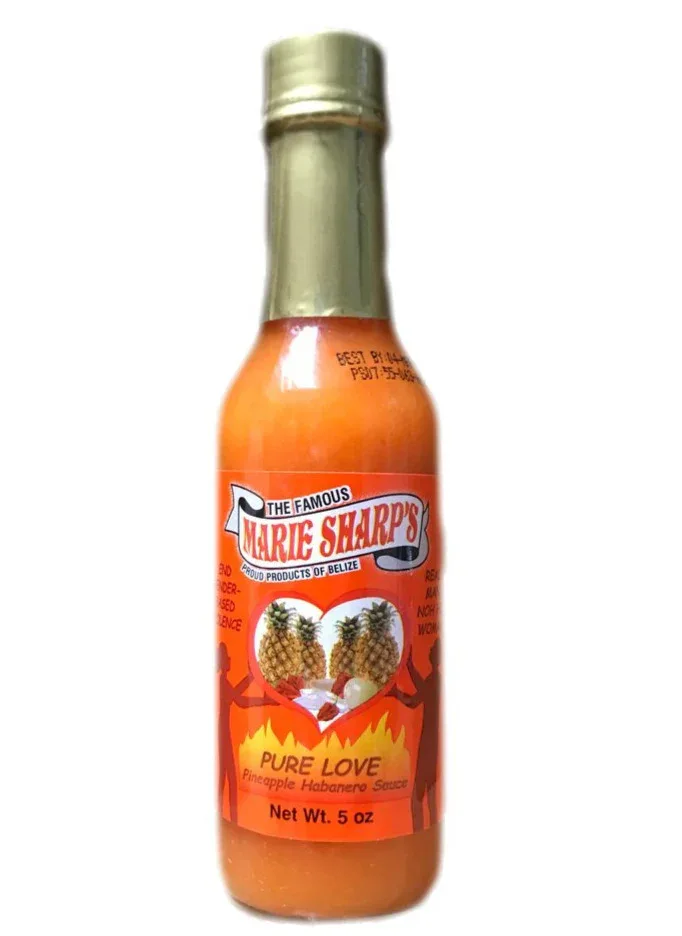 Marie Sharps Pure Love Pineapple Habanero Sauce 148ml (5oz)