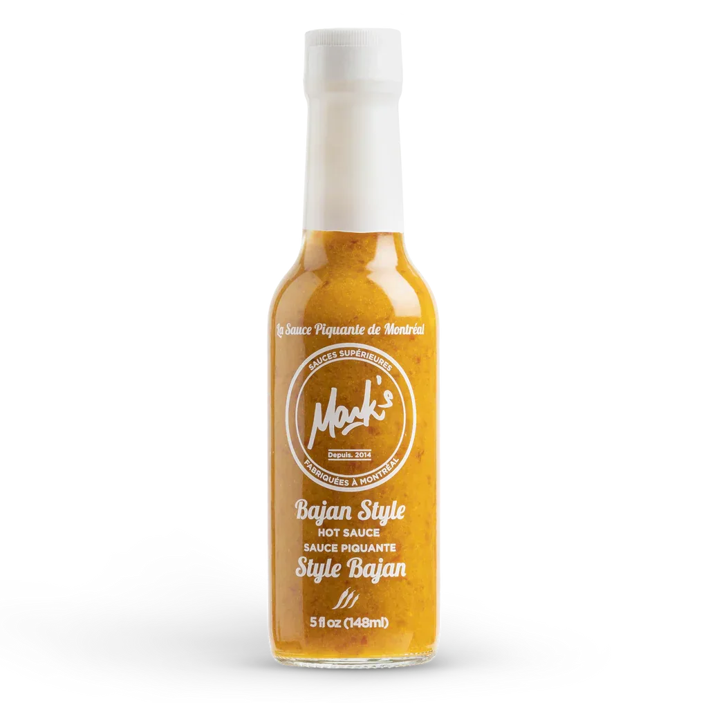 Marks Bajan Style Mustard Hot Sauce 5oz (148ml)