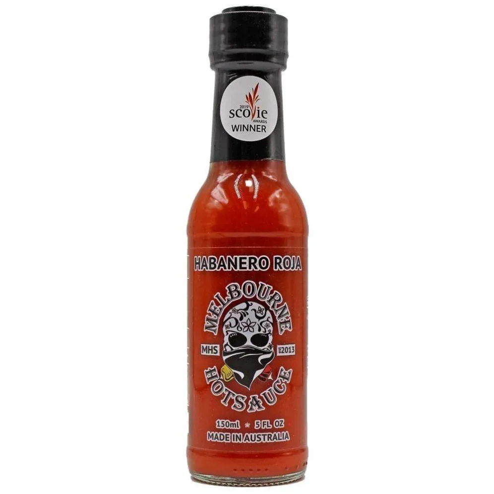 Melbourne Hot Sauce Habanero Roja 150ml
