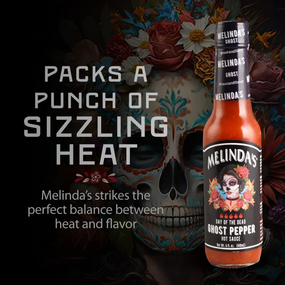 Melindas La Muerta Day of the Dead Sauce in Coffin box 148ml (5oz) - Image 3