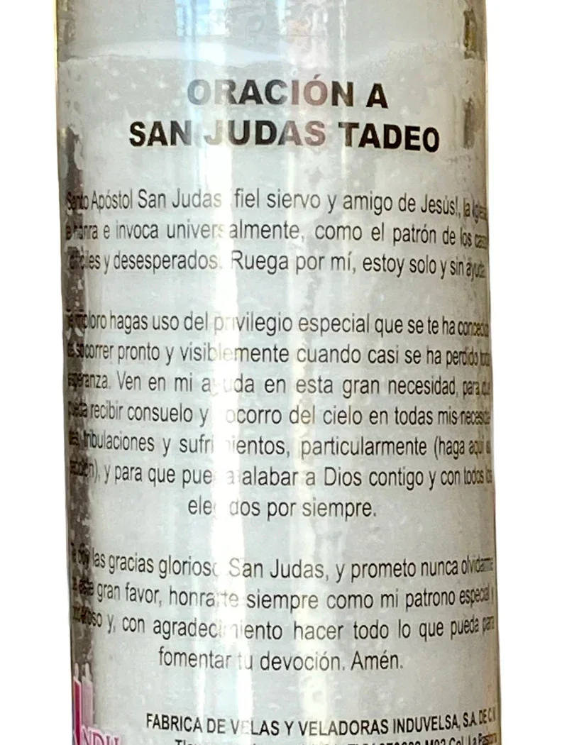 Mexican Candle - Oracion a San Judas Tadeo - Image 2