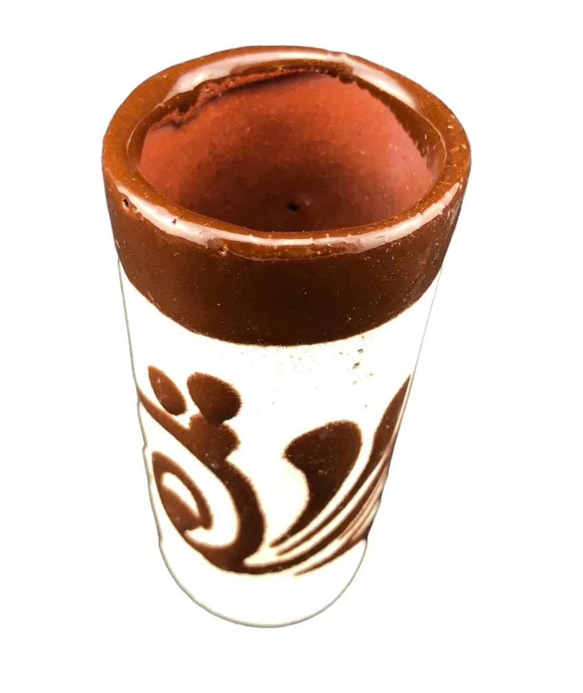 Mexican Ceramic Tequilero Shot Glass - Image 3
