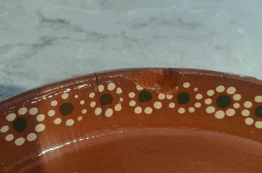 Mexican Earthenware Barro Botanero (6 segment serving plate) - Image 4