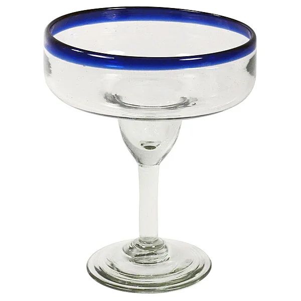 Mexican recycled glass - hand blown Margarita Glass - Image 4
