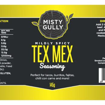 Misty Gully Tex Mex Seasoning 145gm - Image 2