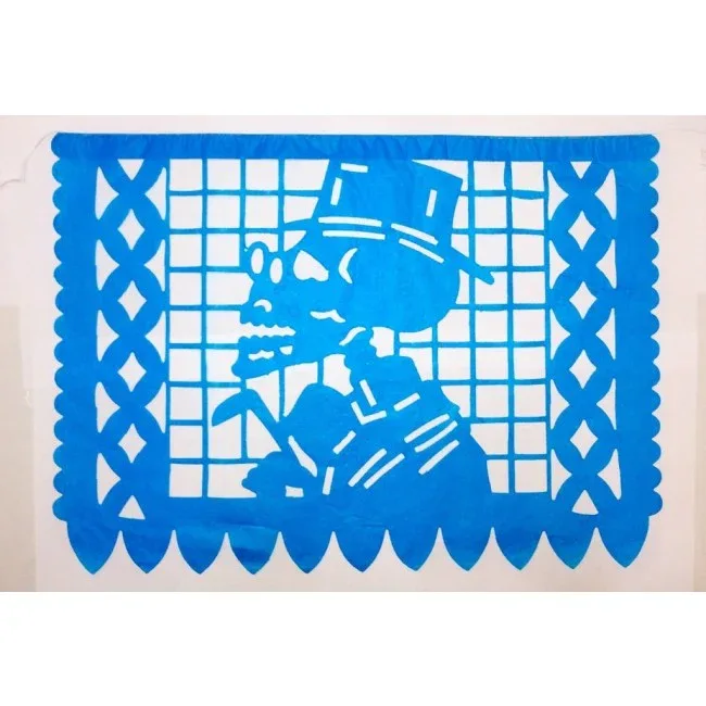 Papel Picado - paper Dia de Muertos 10 sheets 47cm x 34cm (5 meters) - Image 2