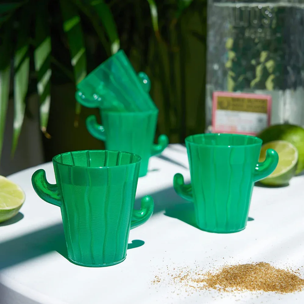 Plastic Cactus Shot Glasses - Image 3
