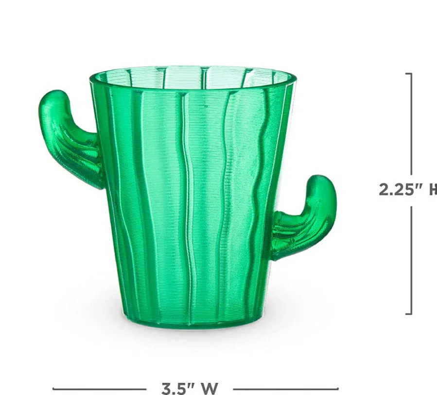 Plastic Cactus Shot Glasses - Image 4