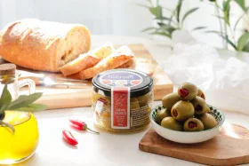 Sabroso Chilli Stuffed Gordal Green Olives 280gm - Image 2