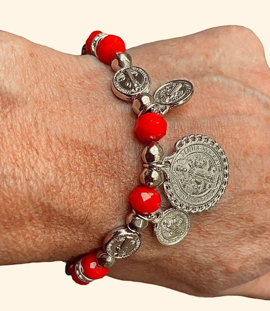 San Benito (St Benedict) charm bracelet - Image 3